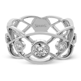 Right Hand Ring in 18k Gold with Diamonds