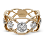 Right Hand Ring in 18k Gold with Diamonds