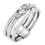 Engagement Ring in 18k Gold with Diamonds