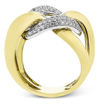 Right Hand Ring in 18k Gold with Diamonds