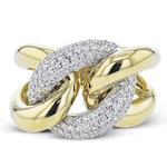 Right Hand Ring in 18k Gold with Diamonds