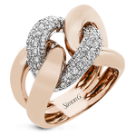 Right Hand Ring in 18k Gold with Diamonds