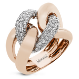 Right Hand Ring in 18k Gold with Diamonds