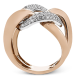 Right Hand Ring in 18k Gold with Diamonds