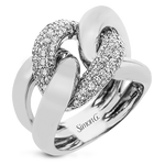 Right Hand Ring in 18k Gold with Diamonds