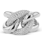Right Hand Ring in 18k Gold with Diamonds