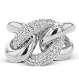 Right Hand Ring in 18k Gold with Diamonds