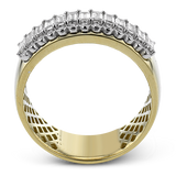Right Hand Ring in 18k Gold with Diamonds