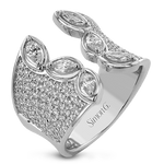 Right Hand Ring in 18k Gold with Diamonds