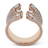 Right Hand Ring in 18k Gold with Diamonds