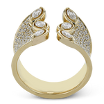 Right Hand Ring in 18k Gold with Diamonds