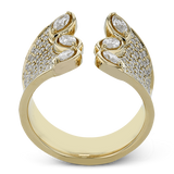 Right Hand Ring in 18k Gold with Diamonds