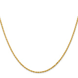 14k 1.3mm Solid D/C Machine-Made Chain