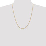 14k 1.3mm Solid D/C Machine-Made Chain