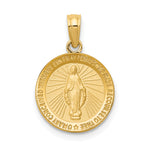 14k Miraculous Medal Pendant