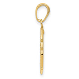 14k Saint Michael Medal Badge Pendant