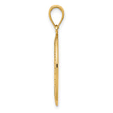 14k Saint Christopher Medal Pendant