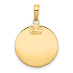 14k Saint Christopher Medal Pendant