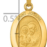 14k Saint Joseph Medal Charm