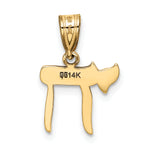 14k Chai Pendant