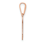 14k Rose Gold Chai Pendant
