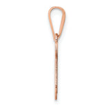 14k Rose Gold Chai Pendant