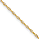 14k 1.5mm Mariners Link Chain