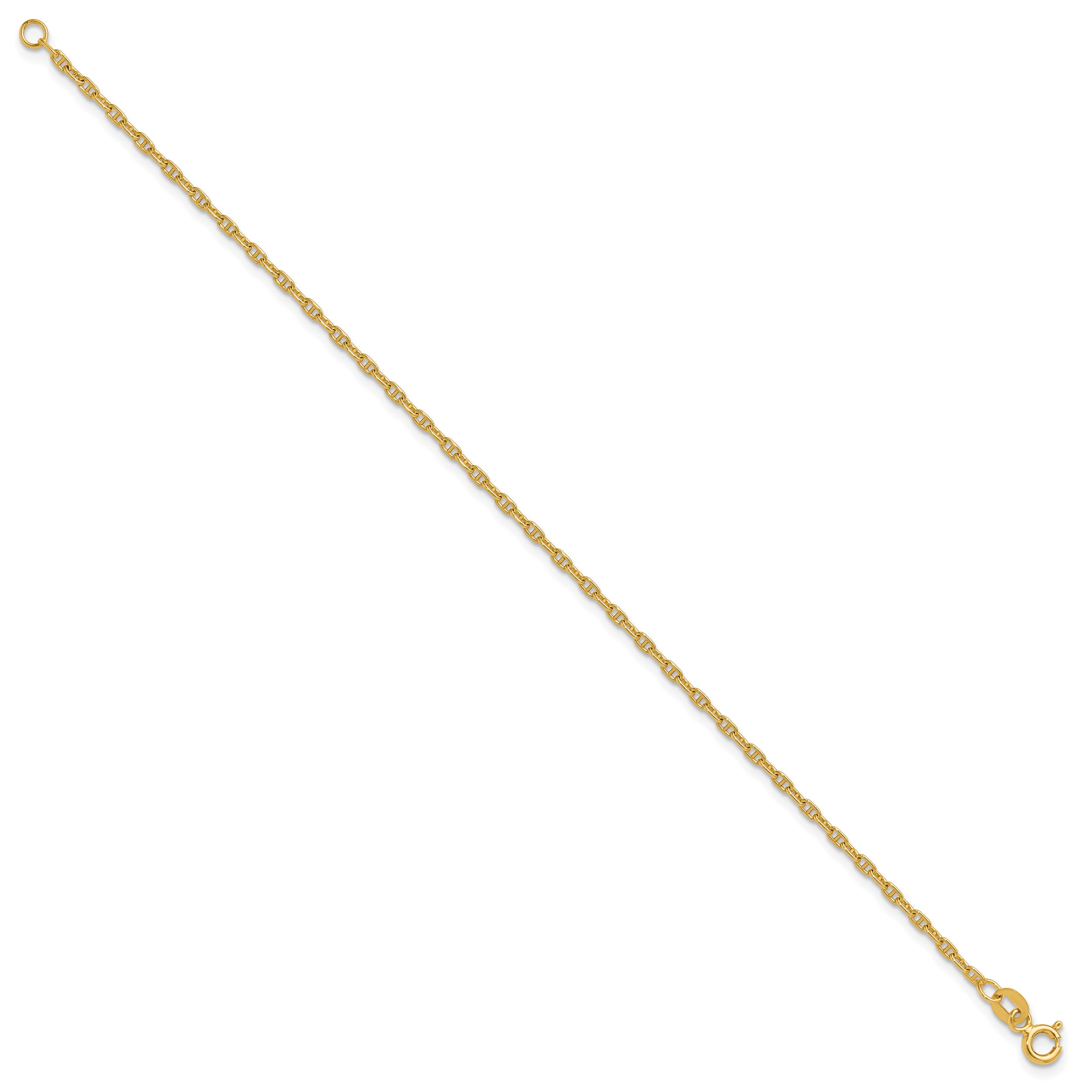 14k 1.8mm Mariners Link Chain