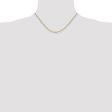 14k 1.8mm Mariners Link Chain