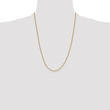 14k 1.8mm Mariners Link Chain