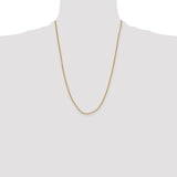 14k 2.35mm Mariners Link Chain