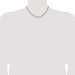 14k 3.5mm D/C Mariner Anchor Chain