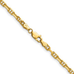 14k 3.5mm D/C Mariner Anchor Chain
