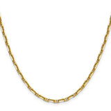 14k 3.5mm D/C Mariner Anchor Chain