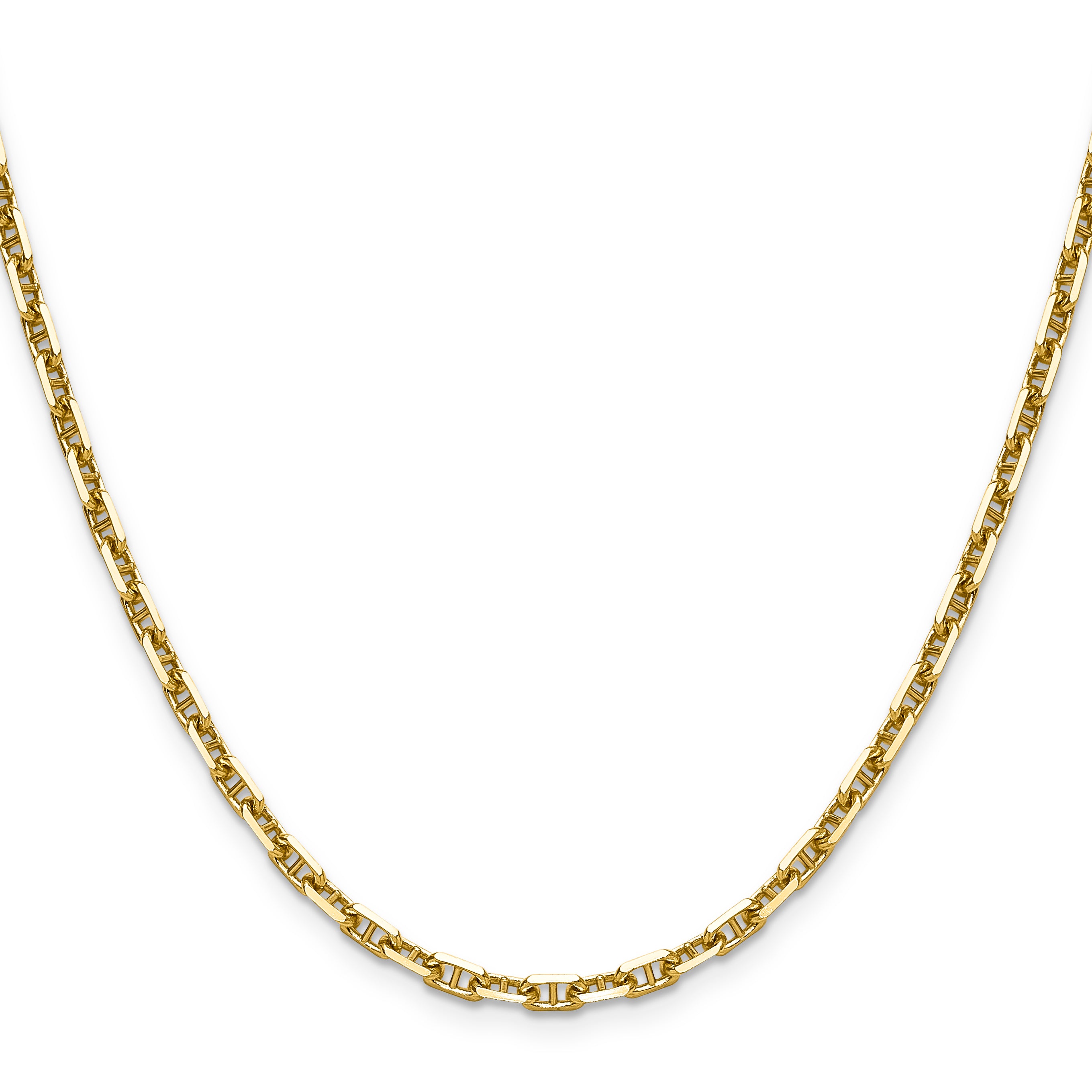 14k 3.5mm D/C Mariner Anchor Chain