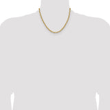 14k 5.0mm D/C Mariner Anchor Chain