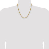 14k 5.0mm D/C Mariner Anchor Chain