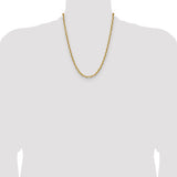 14k 5.0mm D/C Mariner Anchor Chain