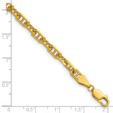 14k 5.0mm D/C Mariner Anchor Chain