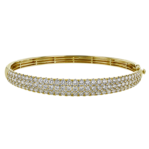 Bangle in 18k Gold with Diamonds