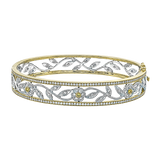 Bangle in 18k Gold with Diamonds