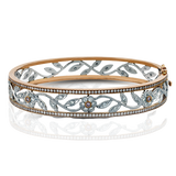 Bangle in 18k Gold with Diamonds