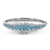 Color Bangle in 18k Gold with Diamonds