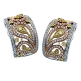 Earring in 18k Gold with Diamonds
