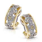 Earring in 18k Gold with Diamonds