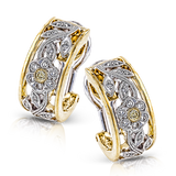 Earring in 18k Gold with Diamonds