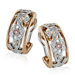 Earring in 18k Gold with Diamonds