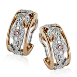 Earring in 18k Gold with Diamonds