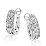 Earring in 18k Gold with Diamonds