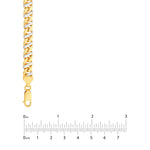 7mm Two-Tone Mens Mariner Chain